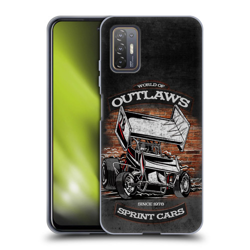 World of Outlaws Western Graphics Brickyard Sprint Car Soft Gel Case for HTC Desire 21 Pro 5G