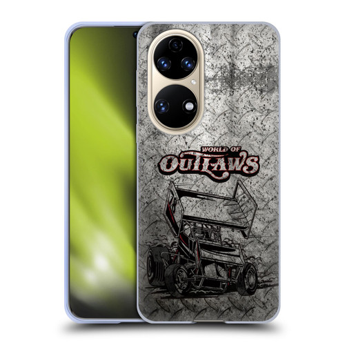 World of Outlaws Western Graphics Sprint Car Soft Gel Case for Huawei P50