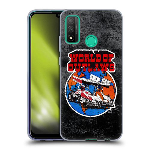 World of Outlaws Western Graphics Distressed Sprint Car Logo Soft Gel Case for Huawei P Smart (2020)