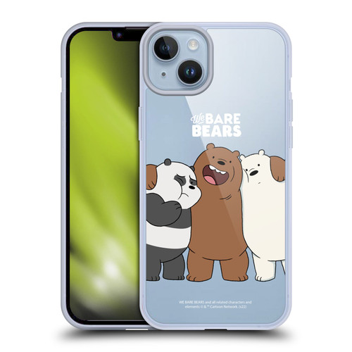 We Bare Bears Character Art Group 1 Soft Gel Case for Apple iPhone 14 Plus & MagSafe