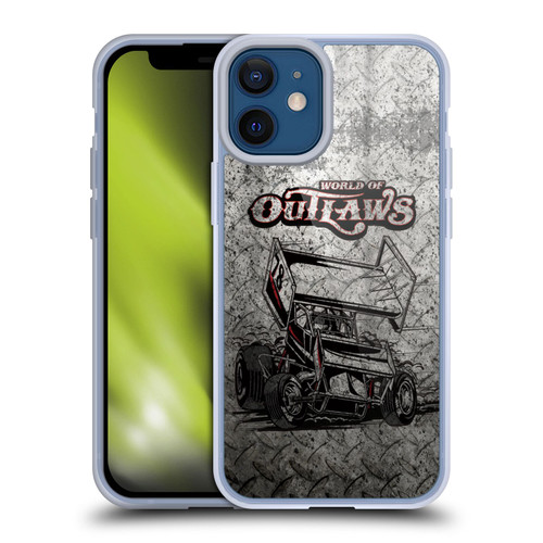 World of Outlaws Western Graphics Sprint Car Soft Gel Case for Apple iPhone 12 Mini
