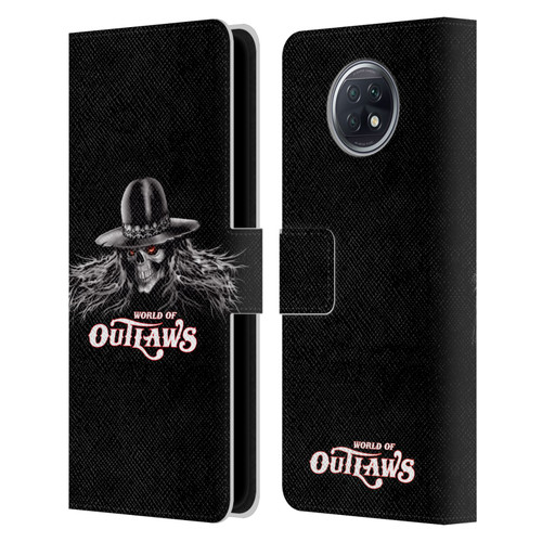 World of Outlaws Skull Rock Graphics Logo Leather Book Wallet Case Cover For Xiaomi Redmi Note 9T 5G