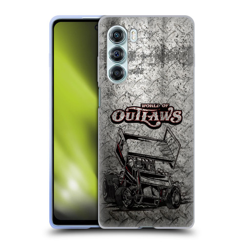 World of Outlaws Western Graphics Sprint Car Soft Gel Case for Motorola Edge S30 / Moto G200 5G