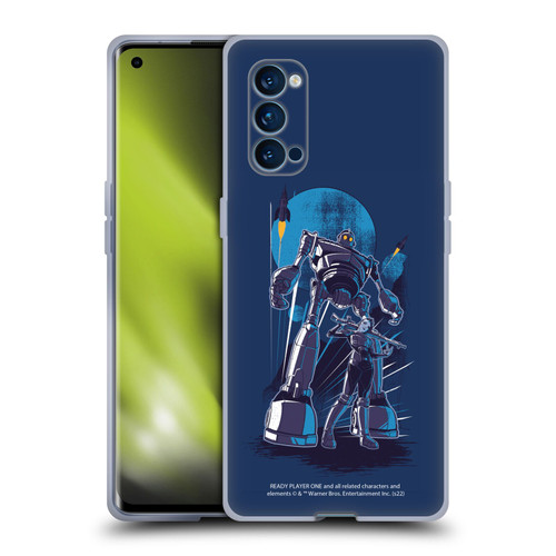Ready Player One Graphics Iron Giant Soft Gel Case for OPPO Reno 4 Pro 5G