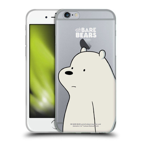 We Bare Bears Character Art Ice Bear Soft Gel Case for Apple iPhone 6 / iPhone 6s