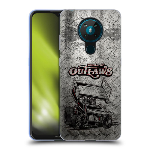 World of Outlaws Western Graphics Sprint Car Soft Gel Case for Nokia 5.3