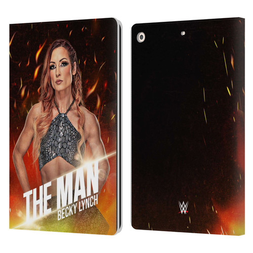 WWE Becky Lynch The Man Portrait Leather Book Wallet Case Cover For Apple iPad 10.2 2019/2020/2021