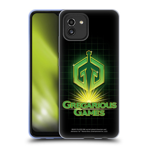 Ready Player One Graphics Logo Soft Gel Case for Samsung Galaxy A03 (2021)