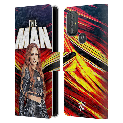 WWE Becky Lynch The Man Leather Book Wallet Case Cover For Motorola Moto G10 / Moto G20 / Moto G30