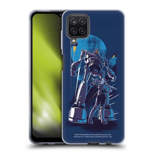 Ready Player One Graphics Iron Giant Soft Gel Case for Samsung Galaxy A12 (2020)