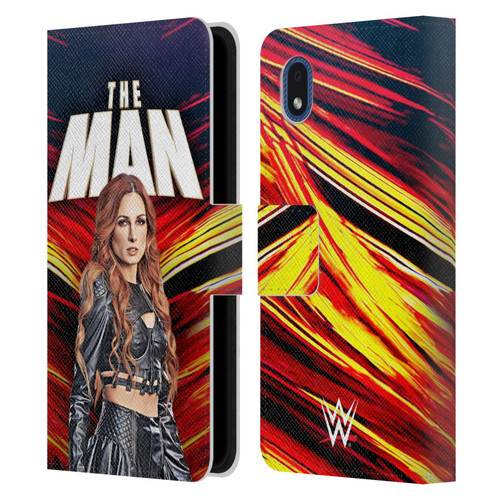 WWE Becky Lynch The Man Leather Book Wallet Case Cover For Samsung Galaxy A01 Core (2020)