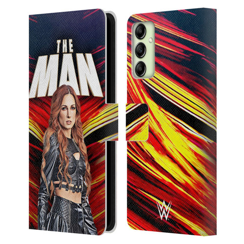 WWE Becky Lynch The Man Leather Book Wallet Case Cover For Samsung Galaxy A14 5G
