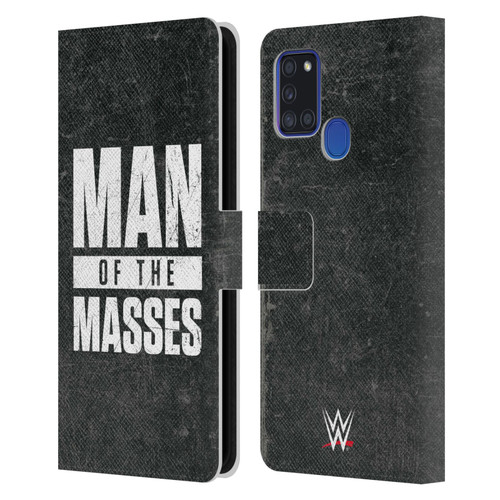 WWE Becky Lynch Man Of The Masses Leather Book Wallet Case Cover For Samsung Galaxy A21s (2020)