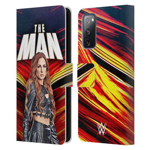 WWE Becky Lynch The Man Leather Book Wallet Case Cover For Samsung Galaxy S20 FE / 5G