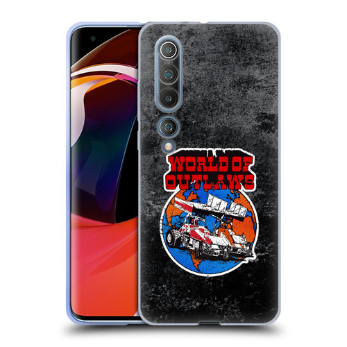 World of Outlaws Western Graphics Distressed Sprint Car Logo Soft Gel Case for Xiaomi Mi 10 5G / Mi 10 Pro 5G