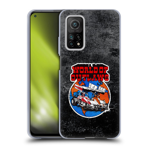 World of Outlaws Western Graphics Distressed Sprint Car Logo Soft Gel Case for Xiaomi Mi 10T 5G