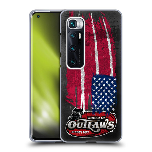 World of Outlaws Western Graphics US Flag Distressed Soft Gel Case for Xiaomi Mi 10 Ultra 5G