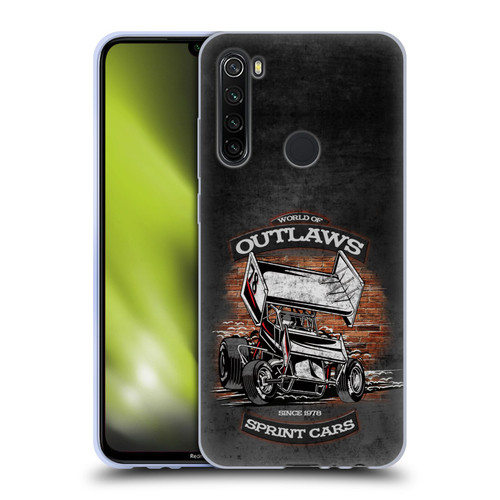 World of Outlaws Western Graphics Brickyard Sprint Car Soft Gel Case for Xiaomi Redmi Note 8T