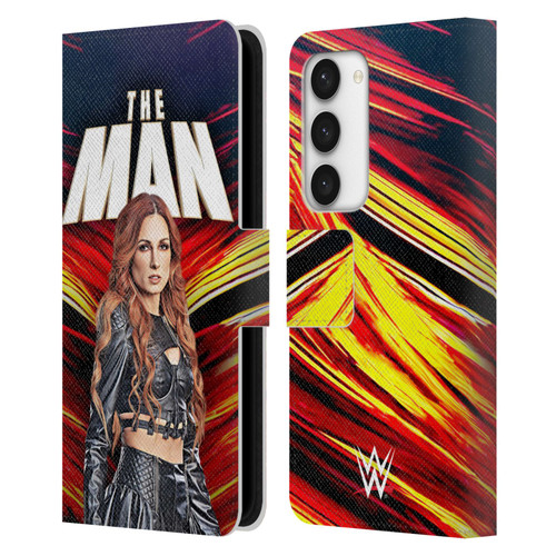 WWE Becky Lynch The Man Leather Book Wallet Case Cover For Samsung Galaxy S23 5G