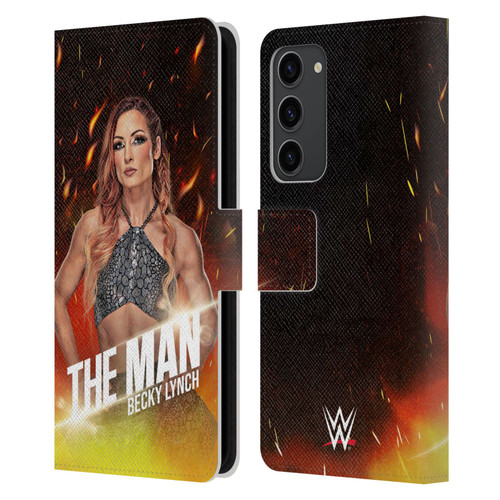 WWE Becky Lynch The Man Portrait Leather Book Wallet Case Cover For Samsung Galaxy S23+ 5G