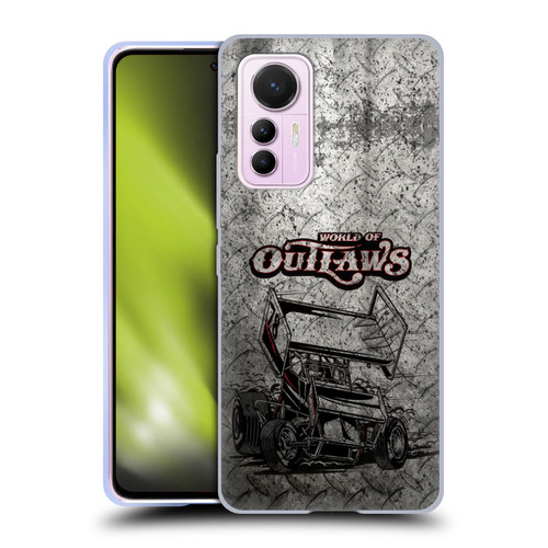 World of Outlaws Western Graphics Sprint Car Soft Gel Case for Xiaomi 12 Lite