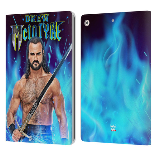 WWE Drew McIntyre Scottish Warrior Leather Book Wallet Case Cover For Apple iPad 10.2 2019/2020/2021