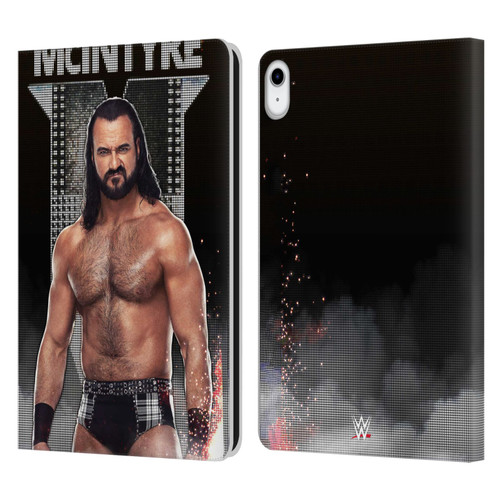 WWE Drew McIntyre LED Image Leather Book Wallet Case Cover For Apple iPad 10.9 2022/2025