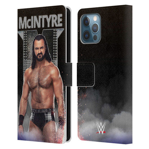 WWE Drew McIntyre LED Image Leather Book Wallet Case Cover For Apple iPhone 12 Pro Max