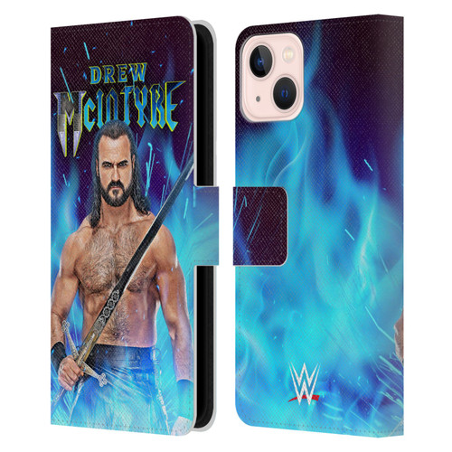 WWE Drew McIntyre Scottish Warrior Leather Book Wallet Case Cover For Apple iPhone 13