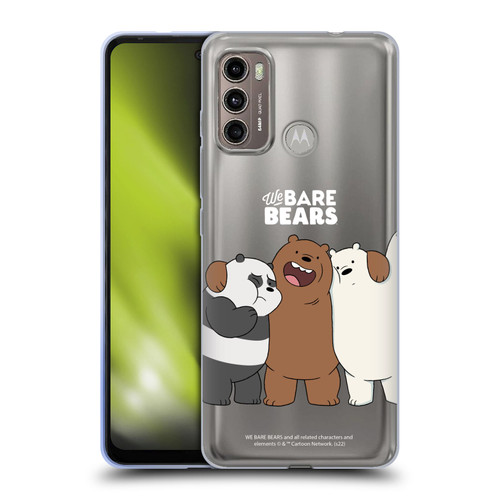 We Bare Bears Character Art Group 1 Soft Gel Case for Motorola Moto G60 / Moto G40 Fusion