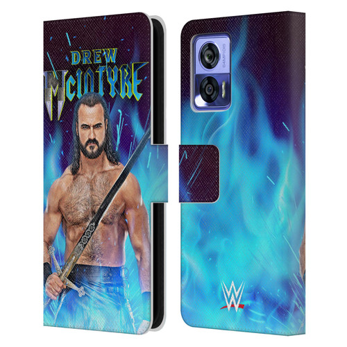 WWE Drew McIntyre Scottish Warrior Leather Book Wallet Case Cover For Motorola Edge 30 Neo 5G