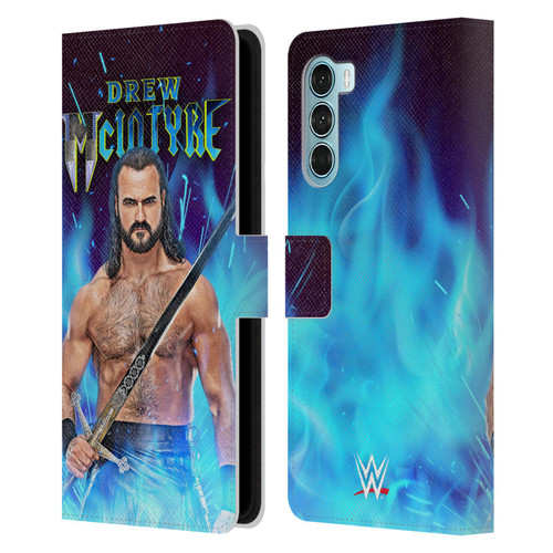 WWE Drew McIntyre Scottish Warrior Leather Book Wallet Case Cover For Motorola Edge S30 / Moto G200 5G