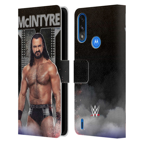 WWE Drew McIntyre LED Image Leather Book Wallet Case Cover For Motorola Moto E7 Power / Moto E7i Power