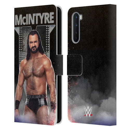 WWE Drew McIntyre LED Image Leather Book Wallet Case Cover For OnePlus Nord 5G