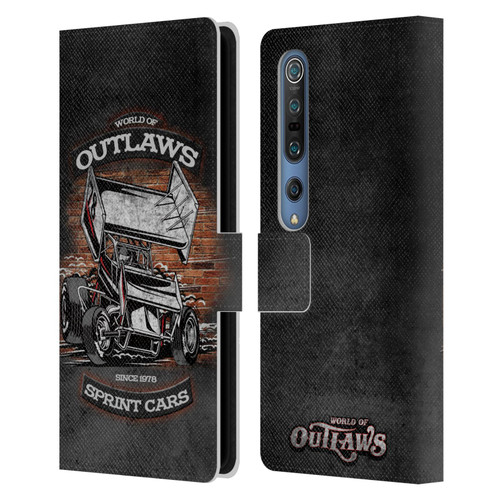 World of Outlaws Western Graphics Brickyard Sprint Car Leather Book Wallet Case Cover For Xiaomi Mi 10 5G / Mi 10 Pro 5G