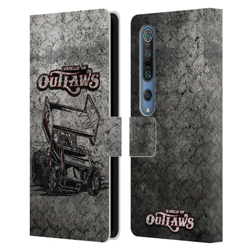 World of Outlaws Western Graphics Sprint Car Leather Book Wallet Case Cover For Xiaomi Mi 10 5G / Mi 10 Pro 5G