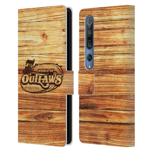 World of Outlaws Western Graphics Wood Logo Leather Book Wallet Case Cover For Xiaomi Mi 10 5G / Mi 10 Pro 5G