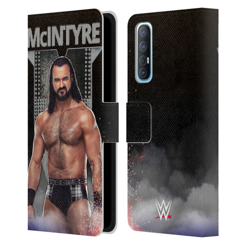 WWE Drew McIntyre LED Image Leather Book Wallet Case Cover For OPPO Find X2 Neo 5G