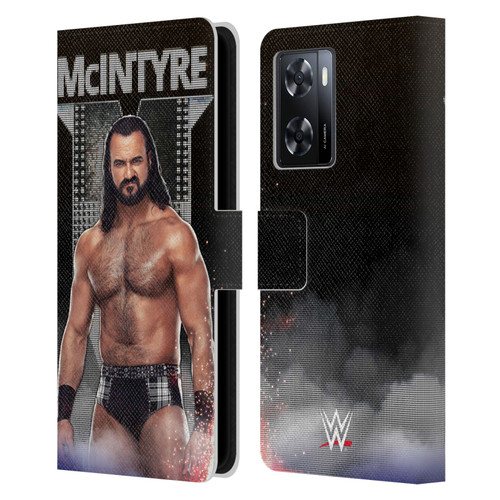 WWE Drew McIntyre LED Image Leather Book Wallet Case Cover For OPPO A57s