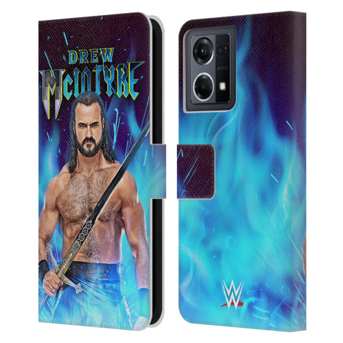 WWE Drew McIntyre Scottish Warrior Leather Book Wallet Case Cover For OPPO Reno8 4G