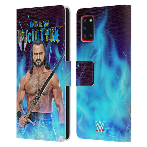 WWE Drew McIntyre Scottish Warrior Leather Book Wallet Case Cover For Samsung Galaxy A31 (2020)