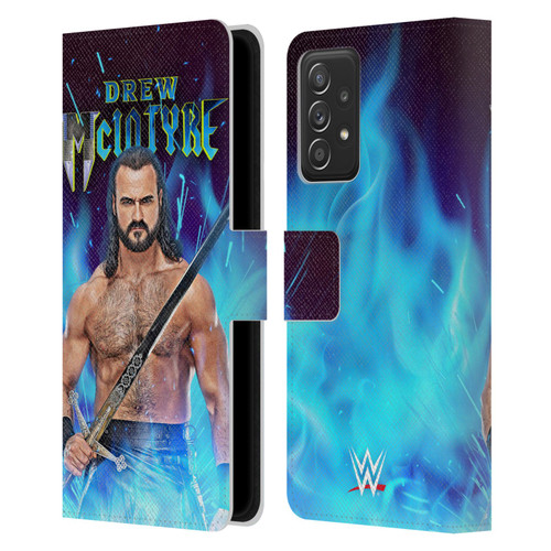 WWE Drew McIntyre Scottish Warrior Leather Book Wallet Case Cover For Samsung Galaxy A52 / A52s / 5G (2021)