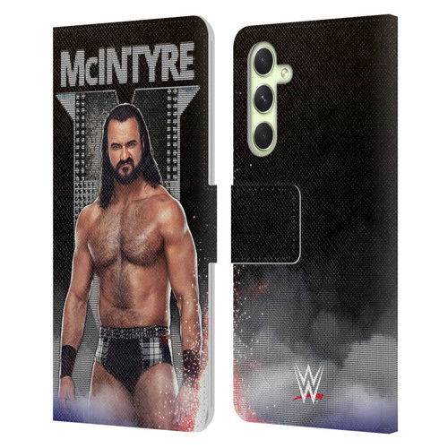 WWE Drew McIntyre LED Image Leather Book Wallet Case Cover For Samsung Galaxy A54 5G