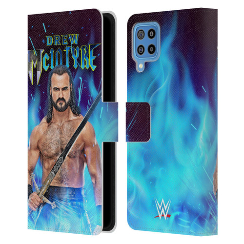 WWE Drew McIntyre Scottish Warrior Leather Book Wallet Case Cover For Samsung Galaxy F22 (2021)