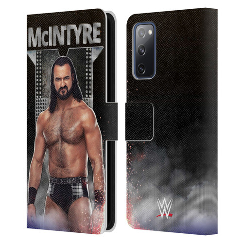WWE Drew McIntyre LED Image Leather Book Wallet Case Cover For Samsung Galaxy S20 FE / 5G