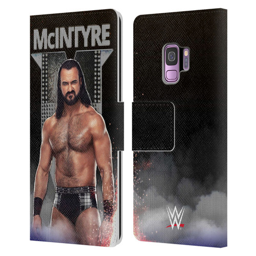 WWE Drew McIntyre LED Image Leather Book Wallet Case Cover For Samsung Galaxy S9