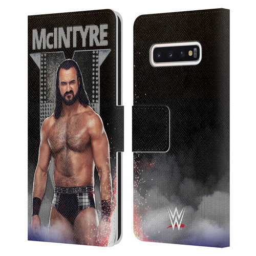 WWE Drew McIntyre LED Image Leather Book Wallet Case Cover For Samsung Galaxy S10