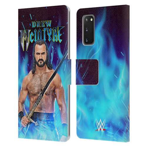WWE Drew McIntyre Scottish Warrior Leather Book Wallet Case Cover For Samsung Galaxy S20 / S20 5G