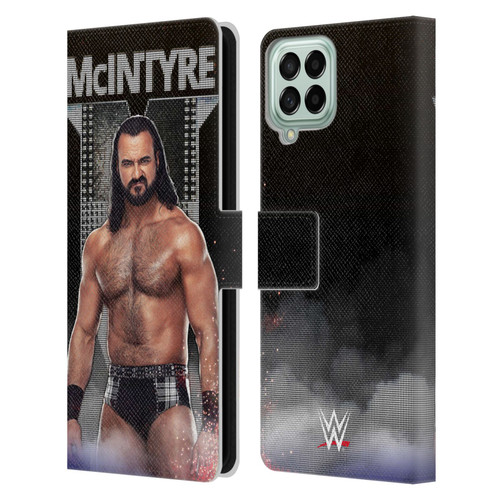 WWE Drew McIntyre LED Image Leather Book Wallet Case Cover For Samsung Galaxy M33 (2022)