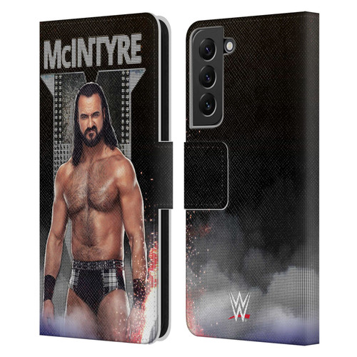 WWE Drew McIntyre LED Image Leather Book Wallet Case Cover For Samsung Galaxy S22+ 5G